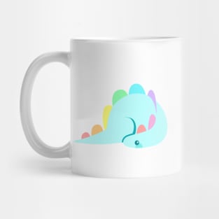 Cute rainbow stegosaurus Mug